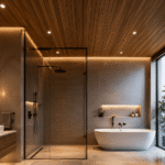 Bathroom ceiling cladding